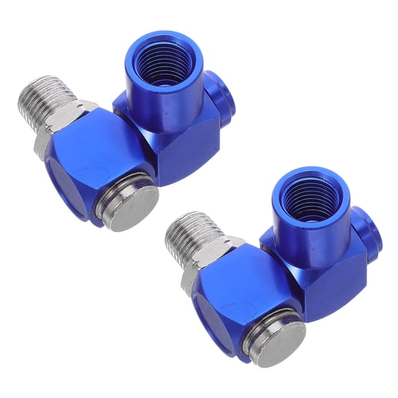 UPGRATOR 2Pcs Pneumatic Air Hose Swivel Fittings with High Strength Material for Air Compressor Use