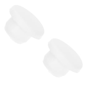 UPGRATOR 2Pcs Practical White Silicone Bathtub Plug Tub Stopper for Washbasin and Sink