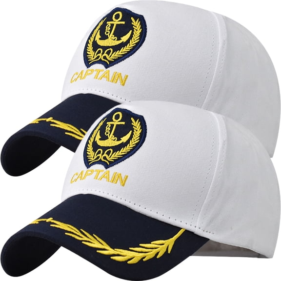UPGRATOR Sailor Hats Multi Cotton Adjustable for Outdoor Activities 2Pcs