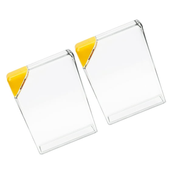 UPGRATOR 2Pcs Slim Portable Flat Water Bottles with Triangle Cap Design for Travel 6.68X4.64X1.18in