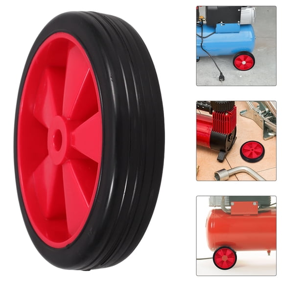 UPGRATOR 2-Pack Universal 6-Inch Hollow Air Compressor Wheels for Professional and Home Use, Easy to Replace and