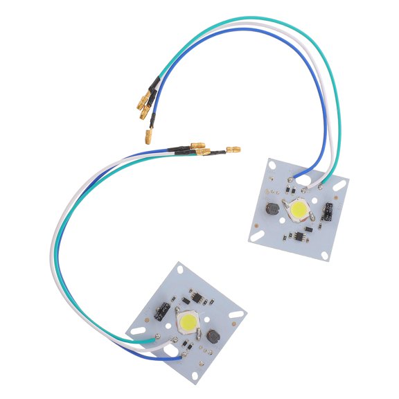 UPGRATOR 2pcs Bike LED Headlight Module 12w Dc 12v48v Plastic Board