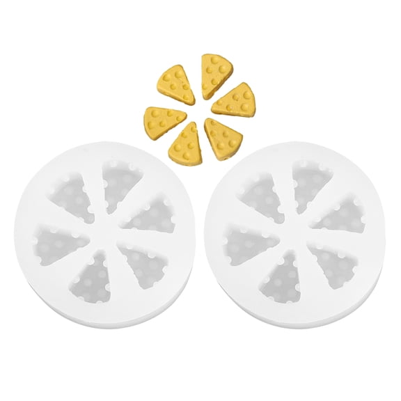 UPGRATOR 2pcs Cake Molding Mould Cheese Shape Cake Mold with Creative Design for Giving