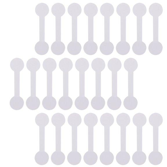 UPGRATOR 300Pcs Useful White Jewelry Price Stickers Round Head Tags for Price and Inventory Display