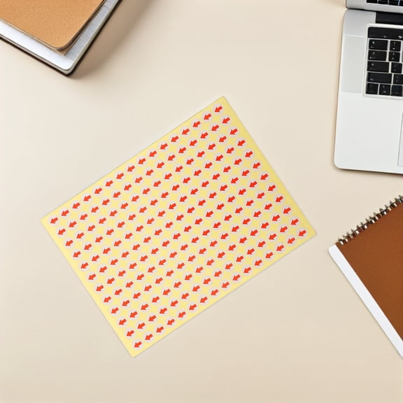 UPGRATOR 30 Sheets Self-Adhesive Small Arrow Sticker Labels, High Visibility for Sorting, Rework, and Organization