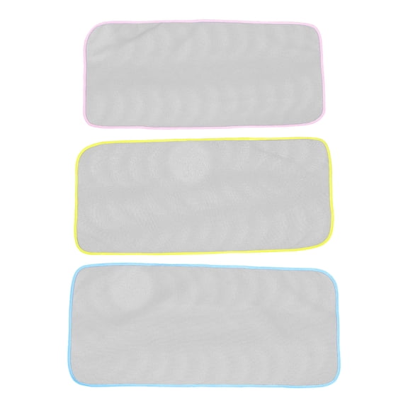 UPGRATOR Polyester Mesh Ironing Cloth for Home Use, Protective Cover, 3 Pieces Set