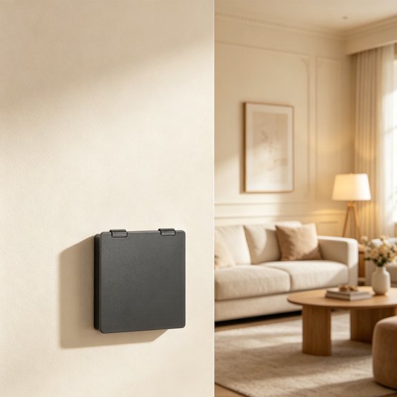 UPGRATOR 3Pcs Matte Plastic Hvac Thermostat Guard Cover for Central Ac with Easy Installation and Dust Protection