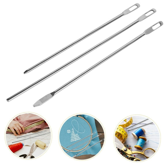 UPGRATOR 3Pcs Nickel Plated Titanium Steel Drawstring Puller Tool for Threading Strings or Ropes