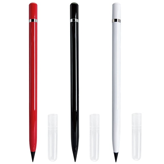 UPGRATOR 3Pcs Metal Inkless Pencil Reusable for Drawing Sketching and Drafting