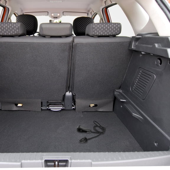 UPGRATOR 3Pcs Car Cargo Divider Strap Black for Enhanced Trunk Storage and Rear Panel Support