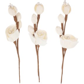 UPGRATOR 3pcs Bathroom Scent Diffuser Rice Paper Diffuser Sticks For Air Quality Improvement