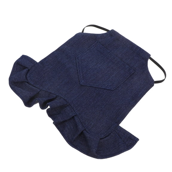 UPGRATOR 3pcs Chicken Jackets for Hens Blue Denim Comfortable Wear Secure Fit