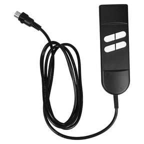 UPGRATOR 4 Button Hand Control Remote Control for Electric Black 1Pack