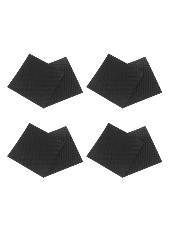 4Pairs Black Non Slip Pads for Shoes Reduce Noise and Prevent Slipping