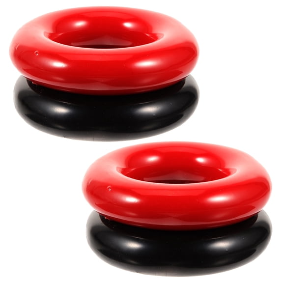 UPGRATOR 4Pcs Golfing Weighted Practice Rings Enhances Stability Flexibility and Swing Balance