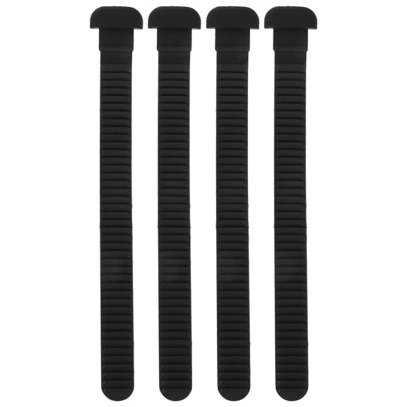 UPGRATOR 4Pcs Durable Roller Skate Energy Belts Black Adjustable Replacement for Skating