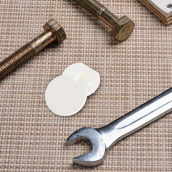 UPGRATOR 4Pcs Universal Furniture Corner Connectors Beige Plastic for RV and 1.2x1.1x0.3in