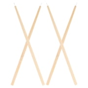 UPGRATOR 4Pcs Ventilating Needles For Lace Wigs Bamboo Handle Crochet Hooks Crafting Tools