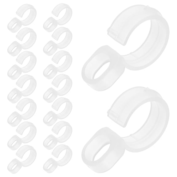 UPGRATOR 50Pcs Portable Windproof Plastic Clips for Laundry Hanging on Closet Rods Or Outdoor Drying