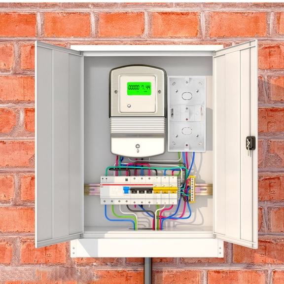 UPGRATOR 5Pcs Fireproof Waterproof PVC Wall Socket Box Electrical Outlet Boxes Plastic for Secure Wiring Connections
