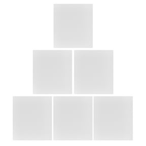 UPGRATOR 6-Pack Transparent PVC Drawing Copy Boards White Clear Mats for Accurate 3D Printing Pen Art Projects