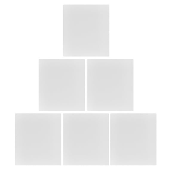 UPGRATOR 6Pcs Clear PVC Drawing Copy Boards White Transparent Mat for Precise 3D Printing Pen Art
