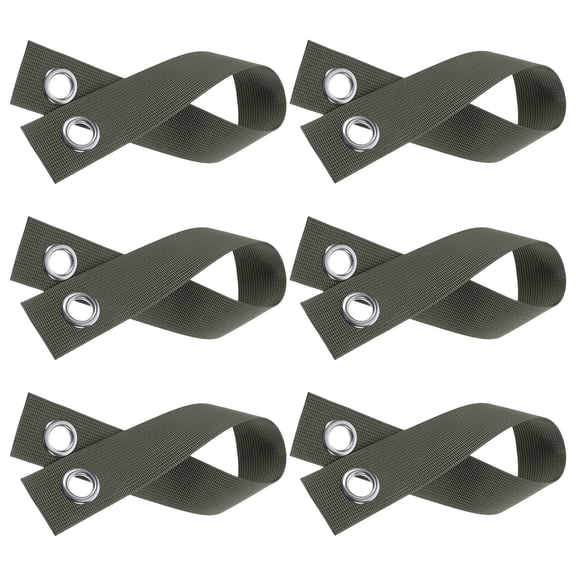 UPGRATOR 6Pcs Landscape Tree Straps with Elastic Webbing and Adjustable Buckle for Tree Stabilization