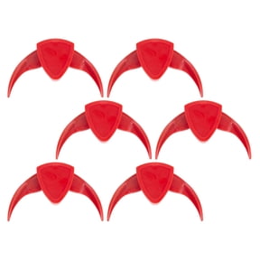 UPGRATOR 6Pcs Red Pumpkin Pliers with Anti Slip Grip for Firm Shell Cracking