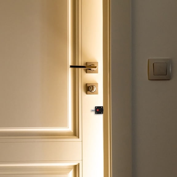UPGRATOR 6Pcs Secure Spring Release Cabinet Latch with Push Button for Door Hardware