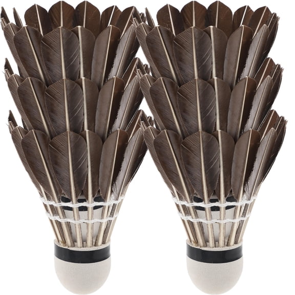 UPGRATOR 6Pcs Shuttlecocks for Badminton Training and Fitness Windproof Design Suitable for Indoor Outdoor Use