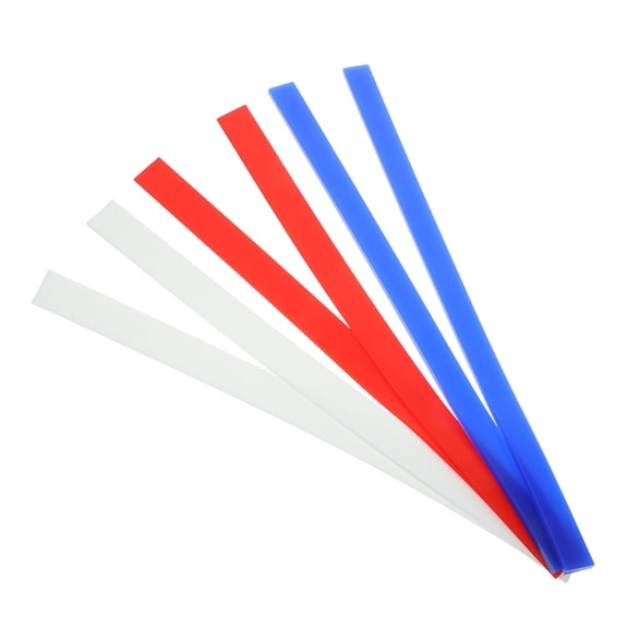 UPGRATOR 6Pcs Silicone Dough Rolling Pin Guides Nonstick Thickness Rulers for Home Baking and Noodle Preparation
