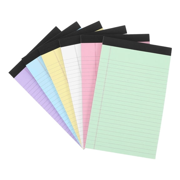 UPGRATOR 6pcs Daily Planning Memo Pads Assorted Color Paper for Students and Personal Use