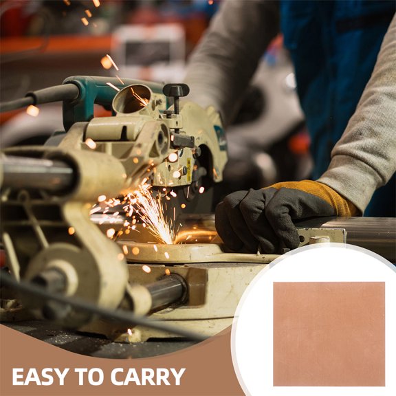 UPGRATOR 8Pcs Crafting Copper Plate for Jewelry Simple Design DIY Projects