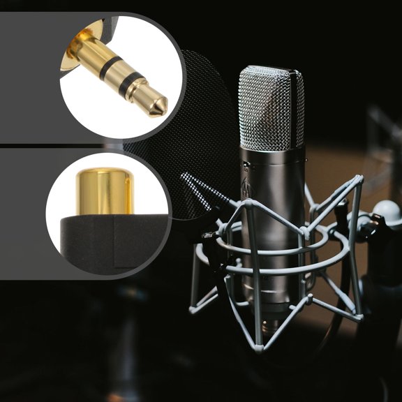 UPGRATOR 8Pcs Metal Splitter Plug for Computer Audio Equipment with Excellent Sound Quality and Stable Connection