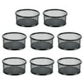 thumbnail image 1 of UPGRATOR 8Pcs Paperclip Holder Mesh Tube Iron Black for Desk Accessories Storage Holders 11.8*3.5*1.6in, 1 of 8
