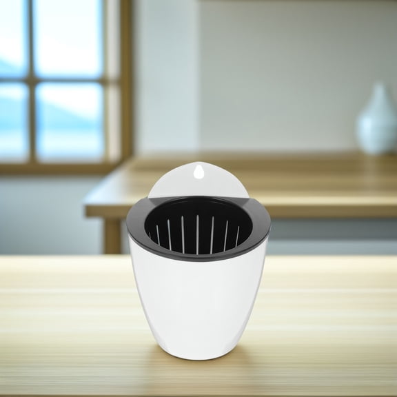 UPGRATOR 8-Piece Self-Watering Planter Pots for Gardeners and Plant , Outdoor Plastic Flower Pots Set