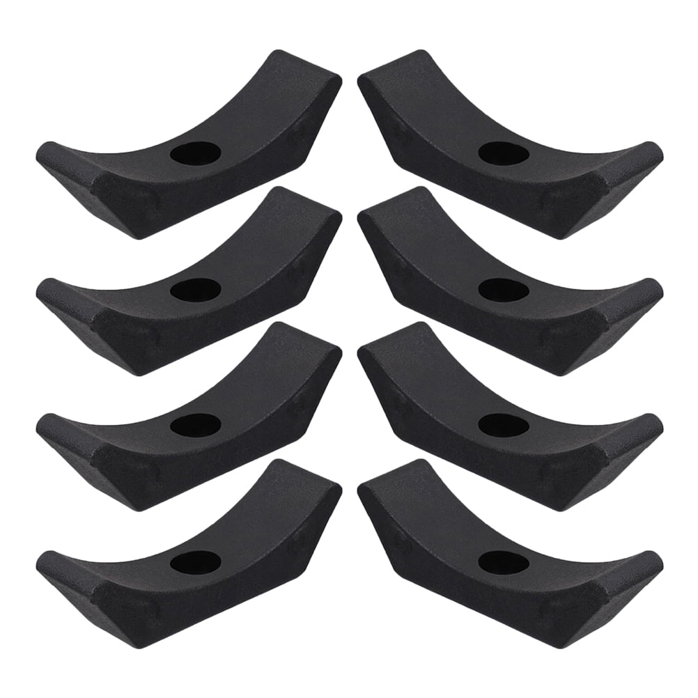 UPGRATOR 8Pcs Small Weight Rack for Dumbbells PP Material Black Color ...