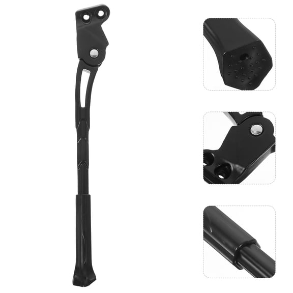 UPGRATOR Aluminum Bicycle Kickstand Black Stable and Wear-Resistant Convenient