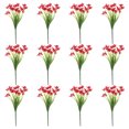 thumbnail image 1 of UPGRATOR Artificial Small Plants Red Plastic Decorative Item for Homeowners 12Pcs 12.6X4.7In, 1 of 6
