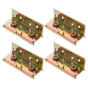UPGRATOR Bed Hinge 4Pcs Heavy Duty Bed Frame Hardware For Headboards And Footboard Attachment