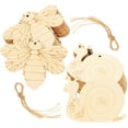thumbnail image 1 of UPGRATOR Wood Cutouts for Crafts Unfinished 20pcs Light Yellow Bee Shape Diy Craft Supplies 9x7in, 1 of 6