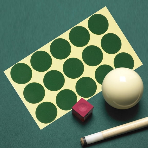 UPGRATOR Billiard Table Marker Dots Green Self Adhesive Stickers for Snooker and Pool Table Marking
