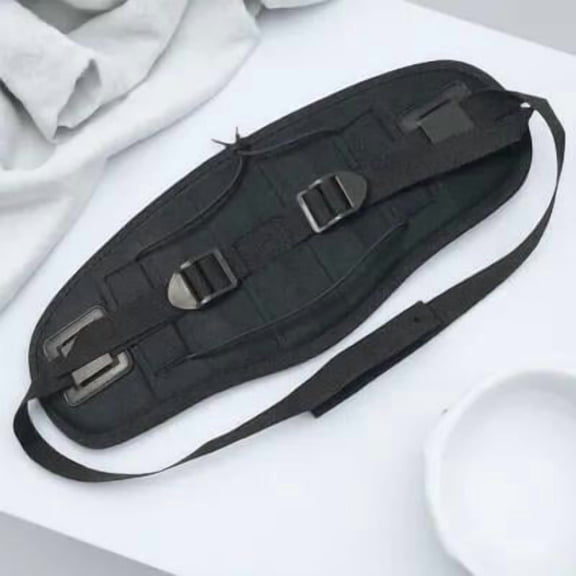 UPGRATOR Black Inflatable Boat Backrest with Curved Support and Easy Installation for Kayaking