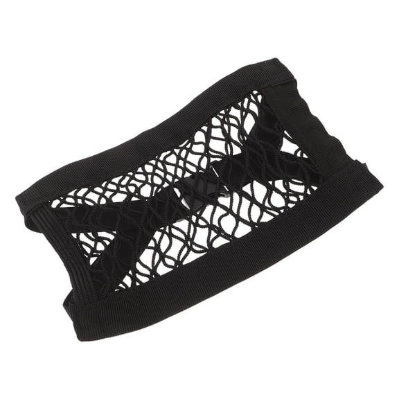 UPGRATOR Black Mesh Pickleball Equipment Bag Lightweight Drawstring Pouch for Sports Gear