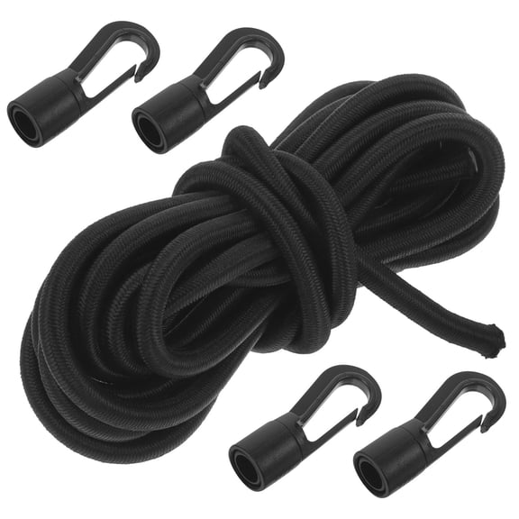 UPGRATOR Black Paddle Fix Strap 1 Set for Securing Tents and Camping Gear with Portable Design