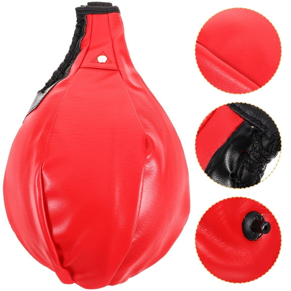 UPGRATOR Boxing Speedball 1Set Red Pu Pear Shaped for