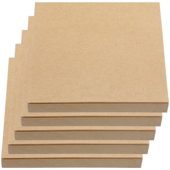 UPGRATOR Brown Self Adhesive Memo Pads Portable Notepads Thick Material for Office and Home Use