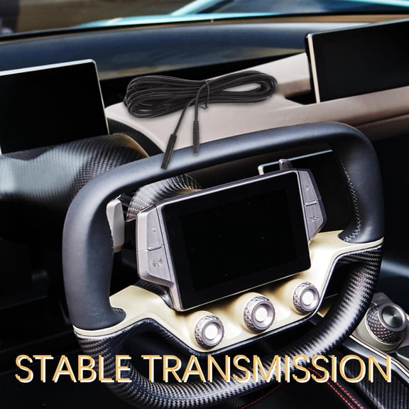 UPGRATOR Dash Cam Extension Cable with Long Black PVC Wire and Thick Copper Core for Easy Installation