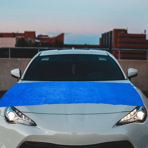 UPGRATOR Car Dash Cover Blue Microfiber Nonslip Dashboard Protector Mat Washable Reusable