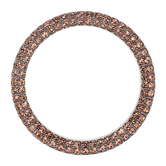 UPGRATOR Car Decal Sticker Rhinestone Push Button Start Cover 1Pack Circular Shape